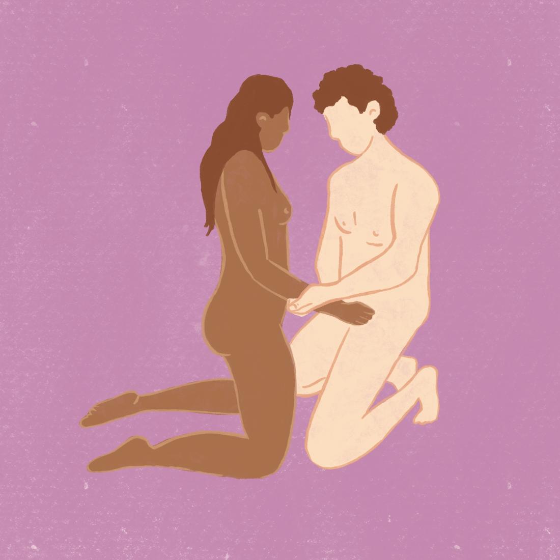 1 homme et 1 femme qui se masturbe mutuellement