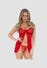 Nuisette Babydoll Romantique Rouge