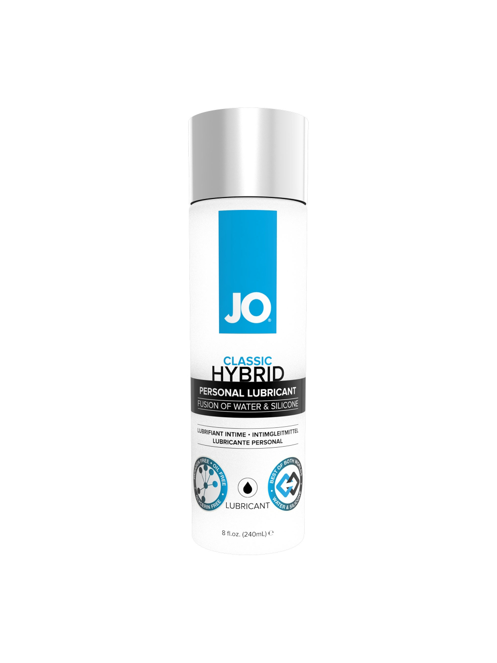 Lubrifiant Silicone & Eau Classic Hybrid 240 ml