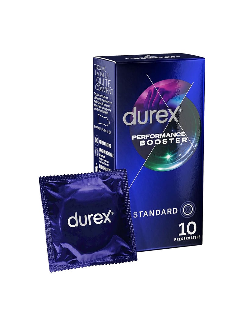 Préservatifs Performance Booster Boîte de 10 main product photo