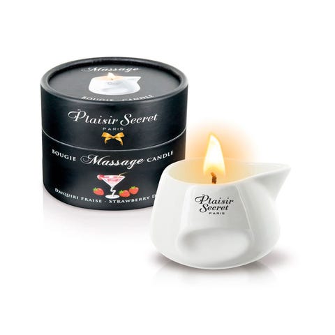Bougie de massage Daïquiri Fraise 80 ml