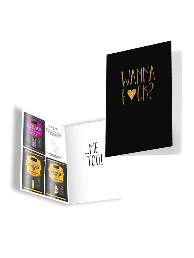 Biglietto d'Auguri Naughty Notes Wanna F*ck? main product photo