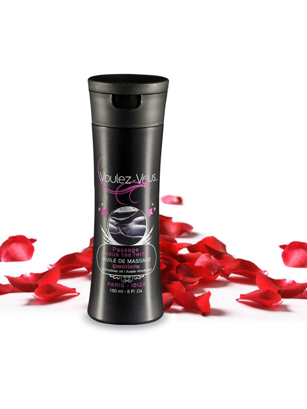 Huile de Massage Envoûtante Pétale de Rose Passage Sous Tes Reins main product photo