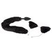 Cofanetto Plug Anale Coda Felino Nero e Cerchietto Gatto