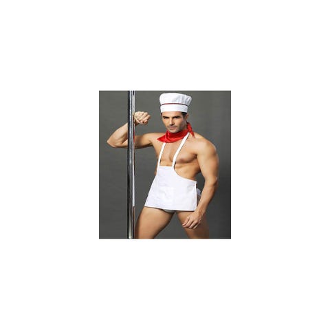 Costume Cuisinier Sexy 4 Pièces