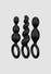 Kit 3 Plugs Anal Satisfyer Booty Call Black