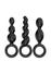Kit 3 Plugs Anal Satisfyer Booty Call Black