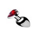 Plug Anale con Gioiello a Cuore Rosso S