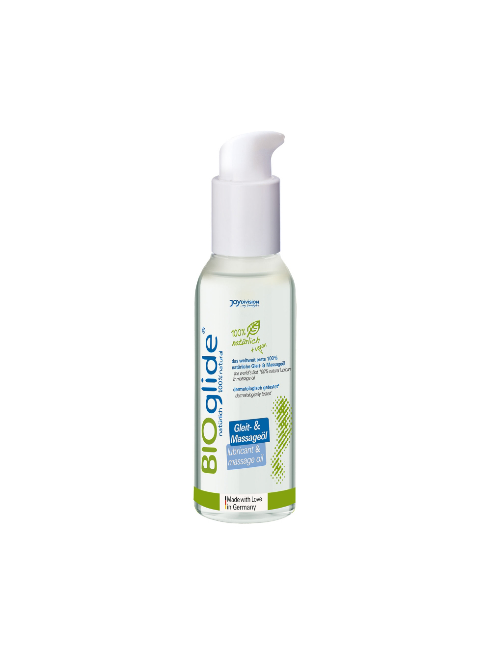 Lubrifiant & Huile de Massage BIOglide Naturel 125 ml main product photo