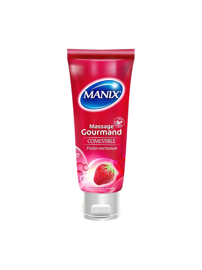 Gel de Massage Gourmand Fraise Onctueuse 200 ml main product photo