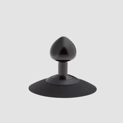 Plug Anal Ventouse en Aluminium Alu-Plug Noir Small