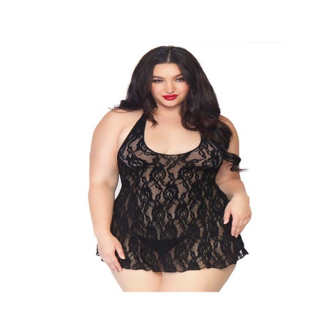 Nuisette Dentelle Liens de Roses GT