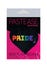 Caches-Seins Love Coeur Noir Pride