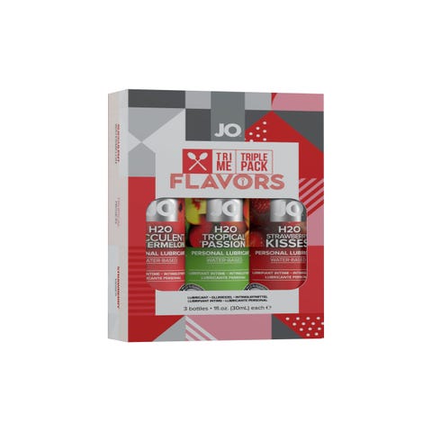 Pack de 3 Lubrifiants Eau H2O Flavors TRI ME