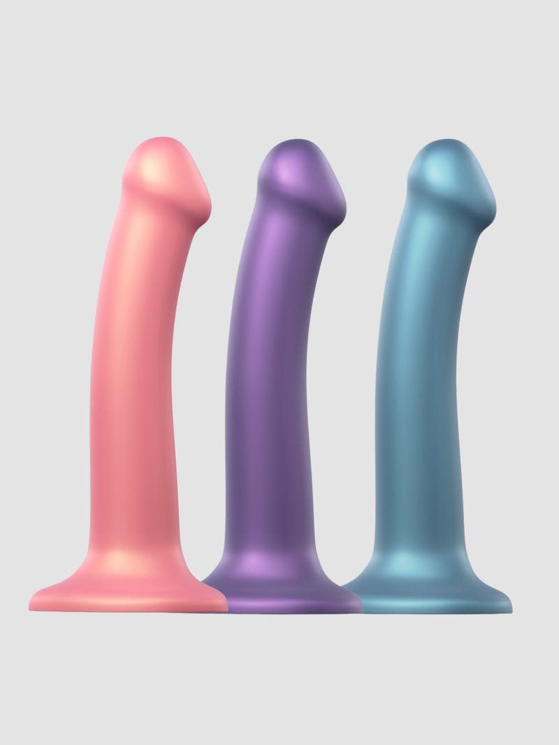 Dildo Strap-on-Me Metallic Shine Collection M