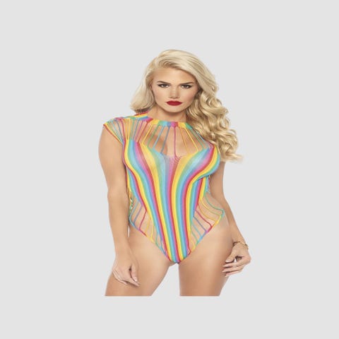 Body avec Découpes Multi-Couleurs