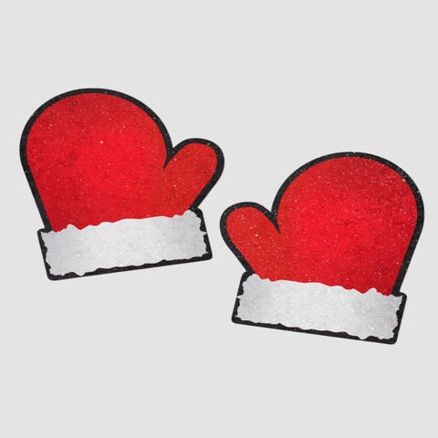 Caches-Seins Mouffle Père Noël