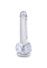 Dildo avec Testicules 15,2 cm King Cock Clear