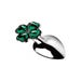 Plug Anale in Metallo con Gioiello Lucky Clover Small