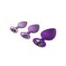 Kit di 3 Plug Anal Fantasy For Her Her Little Gems