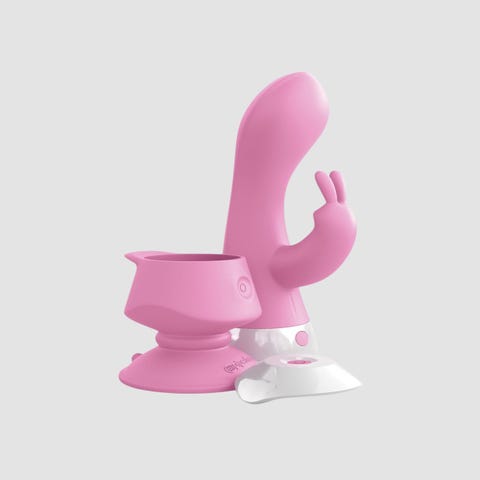 Stimulateur Rabbit Ventouse Télécommandé Wall Banger Rabbit 3Some
