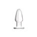 Plug Anale in Vetro Crystal Tapered Glass S