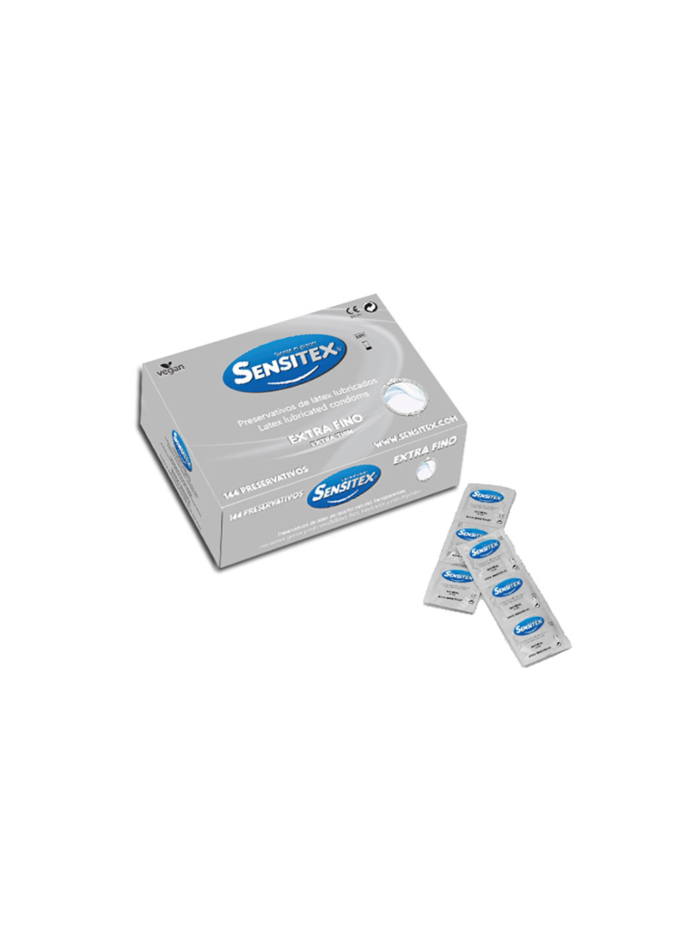 Preservativi Extra Sottili Sensitex Confezione da 144 main product photo