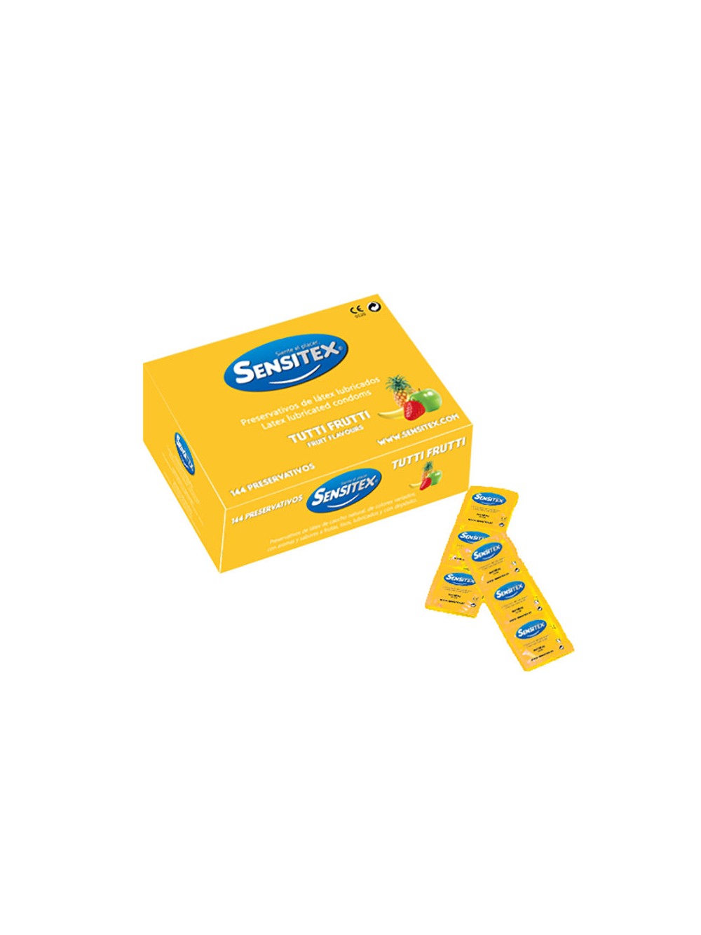 Preservativi Tutti Frutti Sensitex Confezione da 144