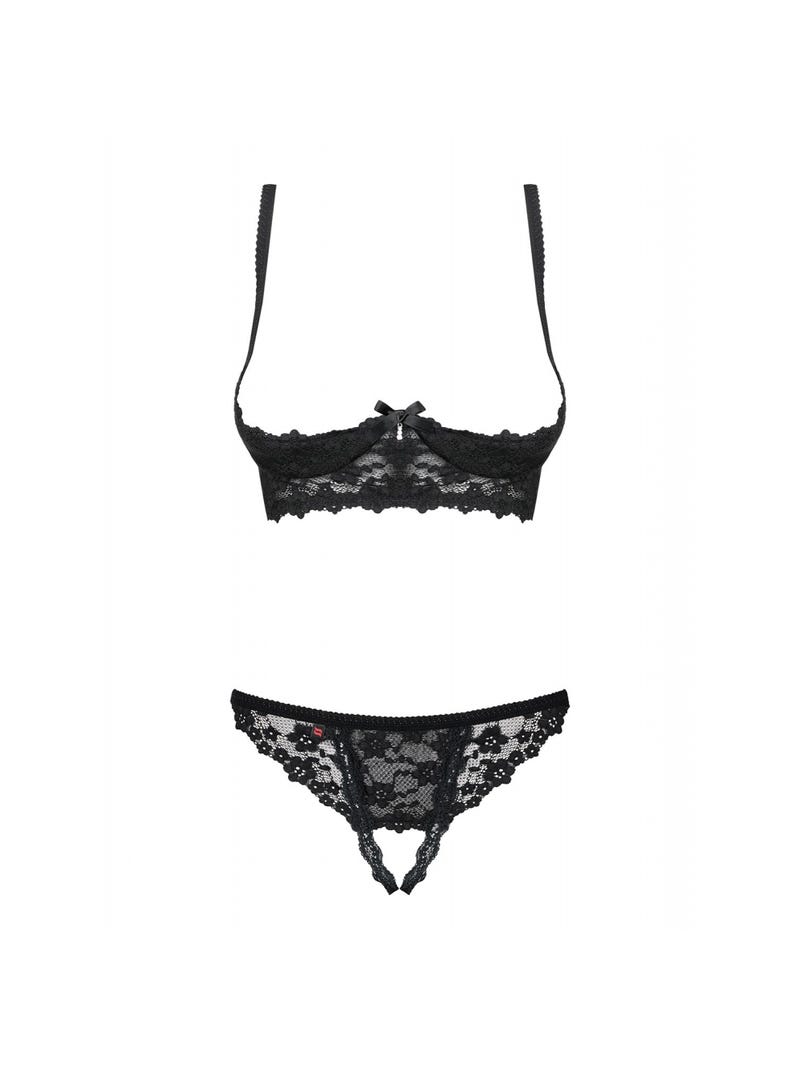 Completino 2 Pezzi Aperto Letica Nero main product photo