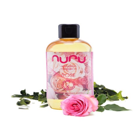 Huile de Massage Aphrodisiaque Nuru Rose 250 ml