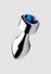 Plug Anal Métal Weighted Bijou Blue Gem Small