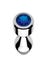 Plug Anal Métal Weighted Bijou Blue Gem Large