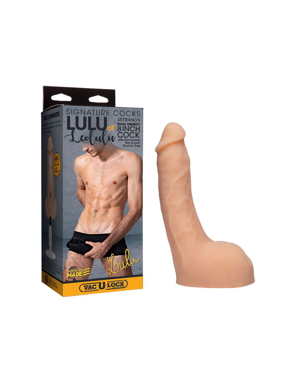 Gode Ventouse Vac U Lock Testicules Lulu of LeoLulu 20,3 cm