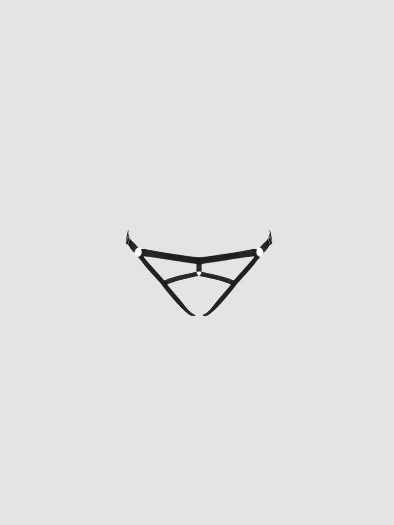 String Ouvert Kelis Noir Devil Collection