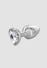 Plug Anal Aluminium Bijou Coeur Gloria S