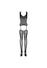 Combinaison Effet Porte-Jarretelles G318 Noire