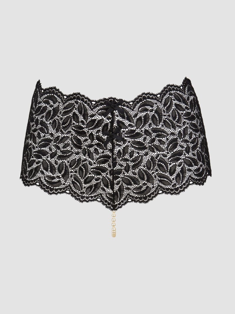 Culotte À Perles Noire