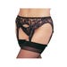 Ensemble Dentelle Porte-Jarretelles & String GT