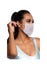 Masque de Protection Harlow Brillant Blanc