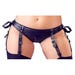 Reggiseno Imbracatura Aperto e Reggicalze con Manette