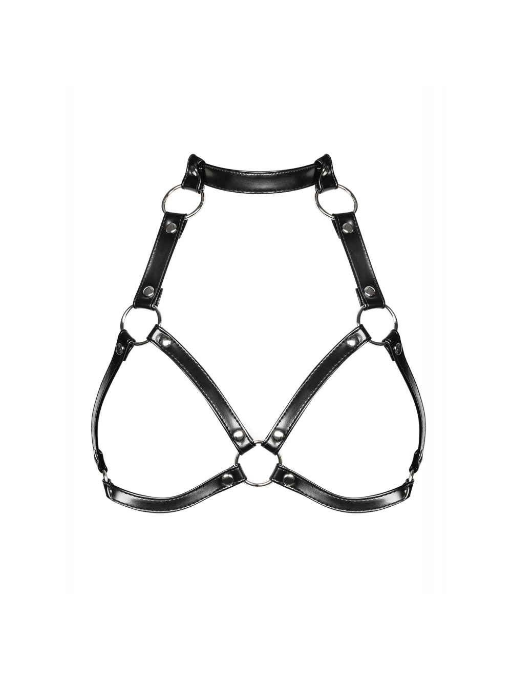 Soutien-Gorge Ouvert Harnais A740 Noir