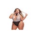 Costume à‰tudiante Sexy avec Cravate Dentelle Noir & Gris GT
