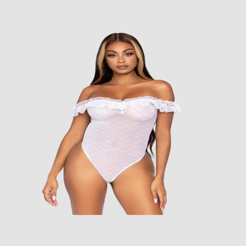 Body à Volants Blanc