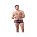 Boxer Wetlook Boutons Pressions Noir