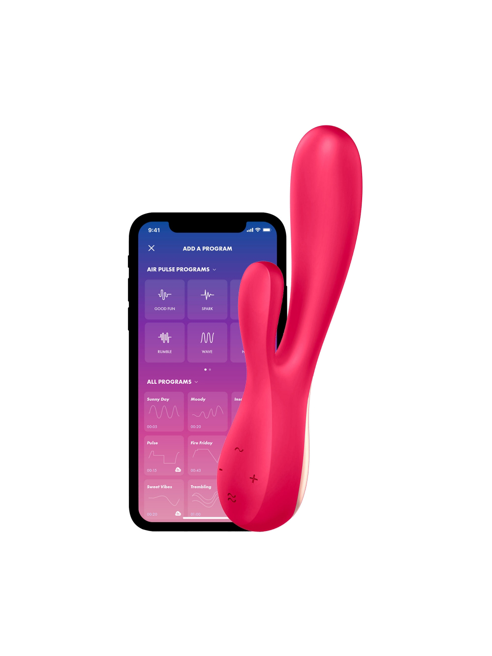 Mono Flex Rosa Satisfyer Vibratore Rabbit Connesso