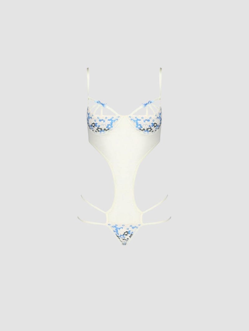 Body Emma Ecru & Bleu