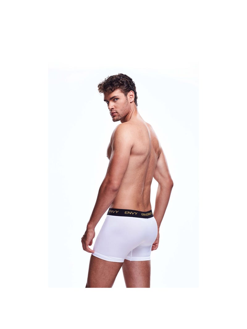 Boxer Long Maille Blanc main product photo