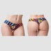 String Invisible Go Wild Tiger Bleu & Jaune