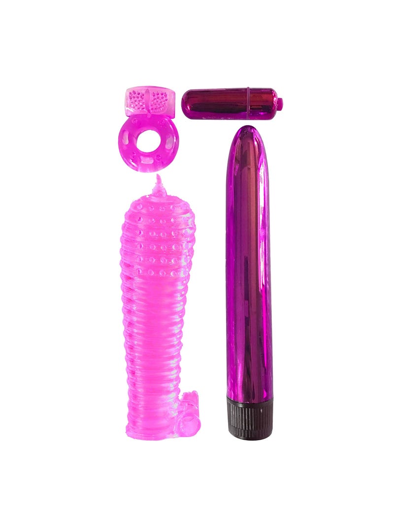 Kit pour Couple de 4 Sextoys Classix Ultimate Pleasure Rose main product photo