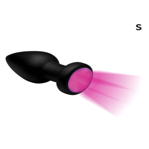 Plug Anal Vibrant Lumineux Silicone 7X Light Up Small
